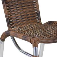 4 Banquetas Alumínio Fortaleza Alta Para Balcão Edícula Cozinha Bar Argila - 5