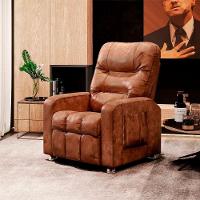 Poltrona Do Papai Reclinável Maldivas Corano Caramelo - Speciale Home Marrom - 6