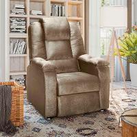 Poltrona Reclinável Do Papai Egito Marrom Castor - Speciale Home Marrom - 6