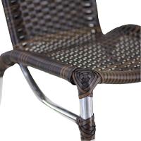 4 Banquetas Em Alumínio Fortaleza Alta Com Encosto Para Cozinha Edícula E Balcão Pedra Ferro - 3