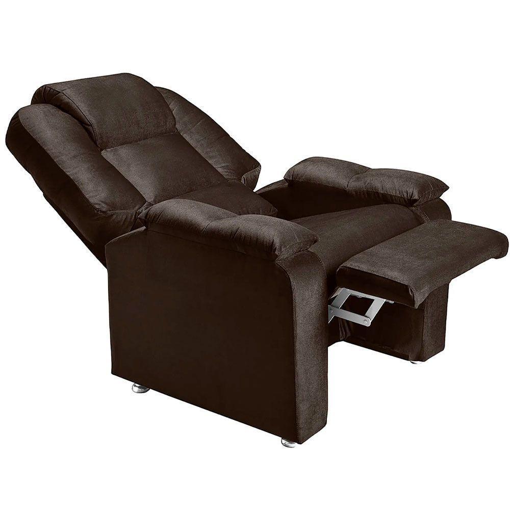 Poltrona Reclinável Do Papai Egito Marrom Chocolate - Speciale Home Marrom - 5