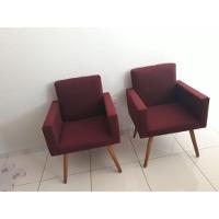 Kit 02 Poltronas Escritório Recepção Marsala - 6