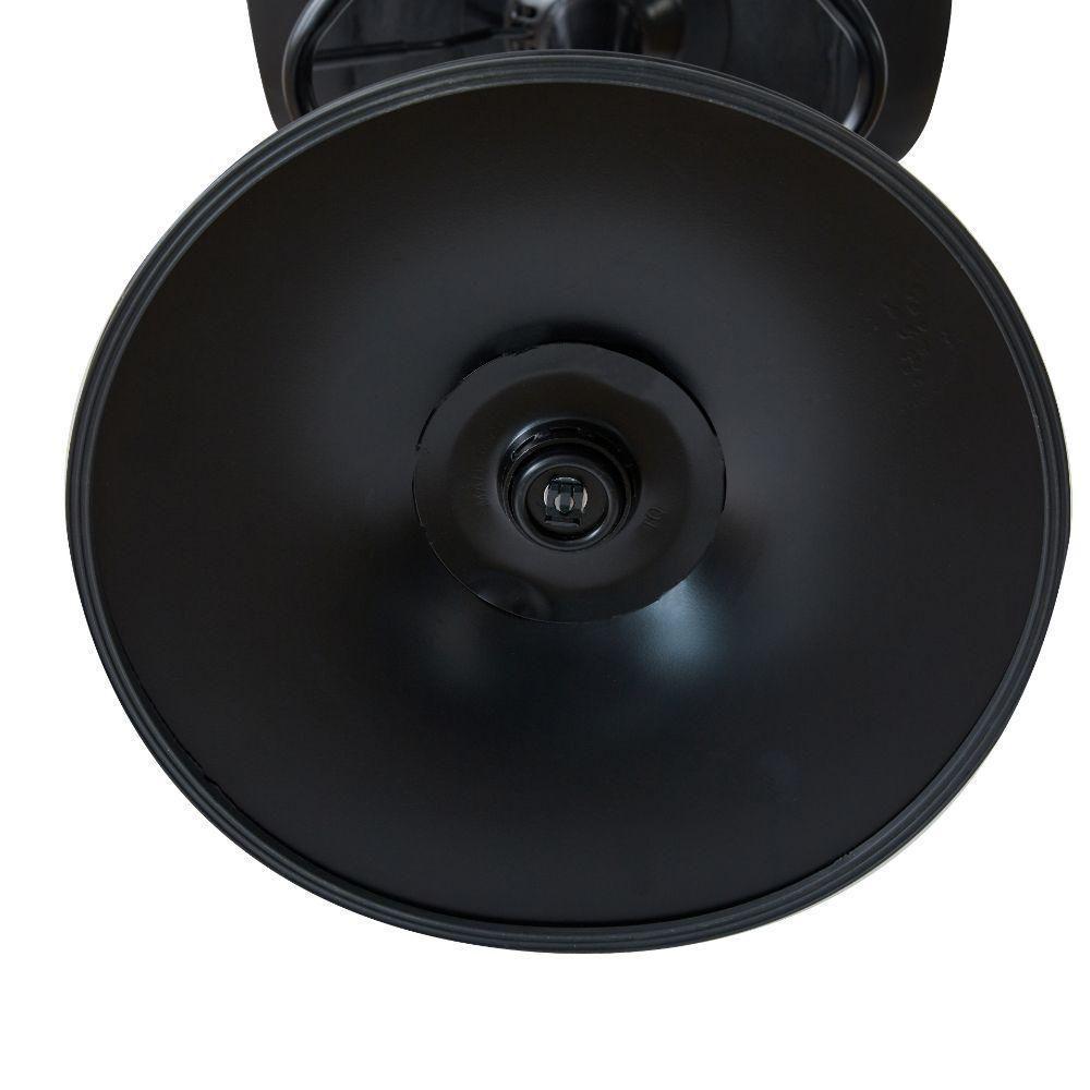 Kit 2 Banqueta Alta Elegance Estofada Com Base Giratória E Regulagem De Altura - Preto - 3