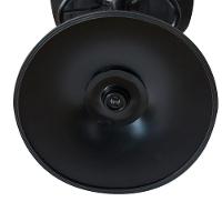 Kit 10 Banqueta Alta Elegance Estofada Com Base Giratória E Regulagem De Altura - Preto