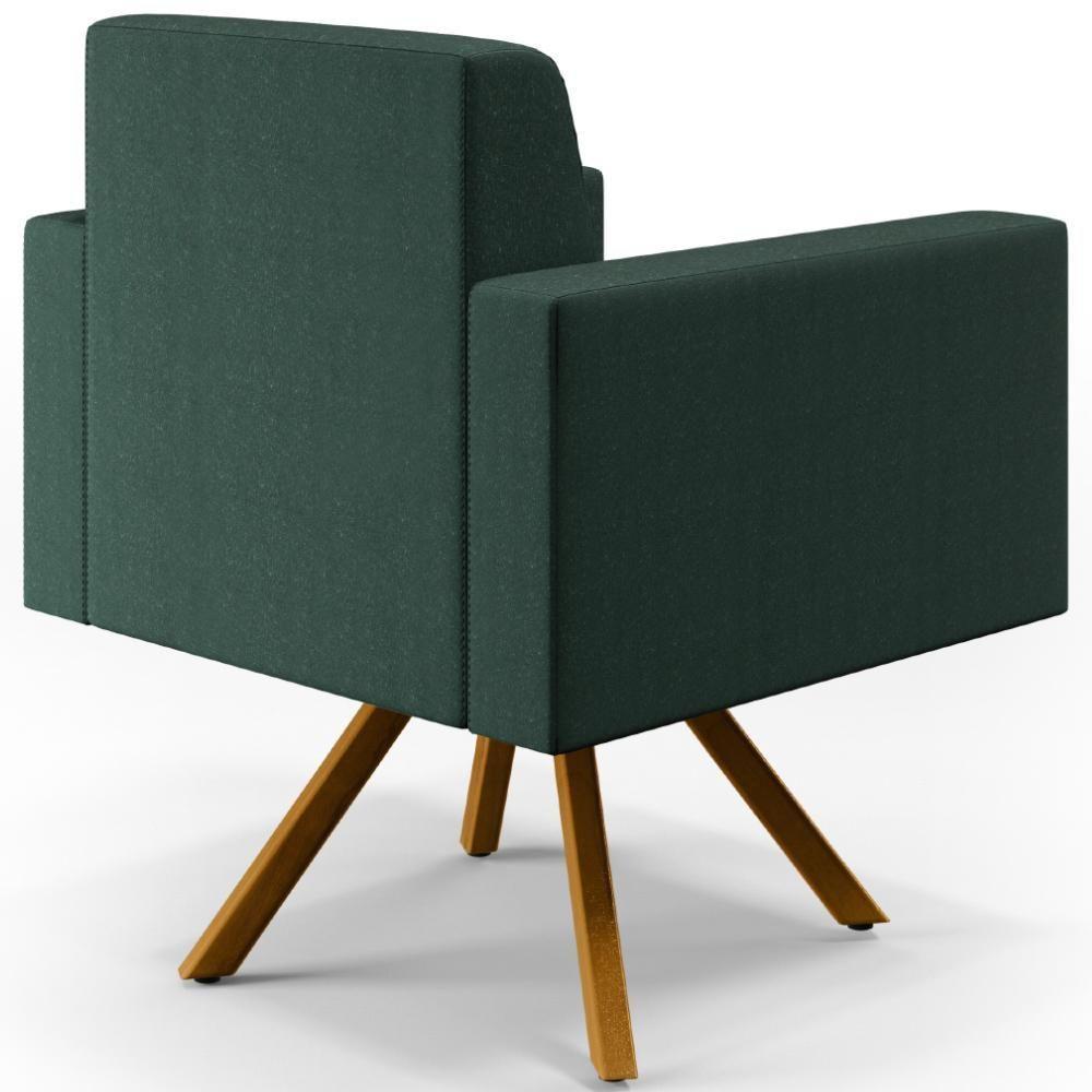 Kit 02 Poltronas Helô L02 Verde Musgo - 3