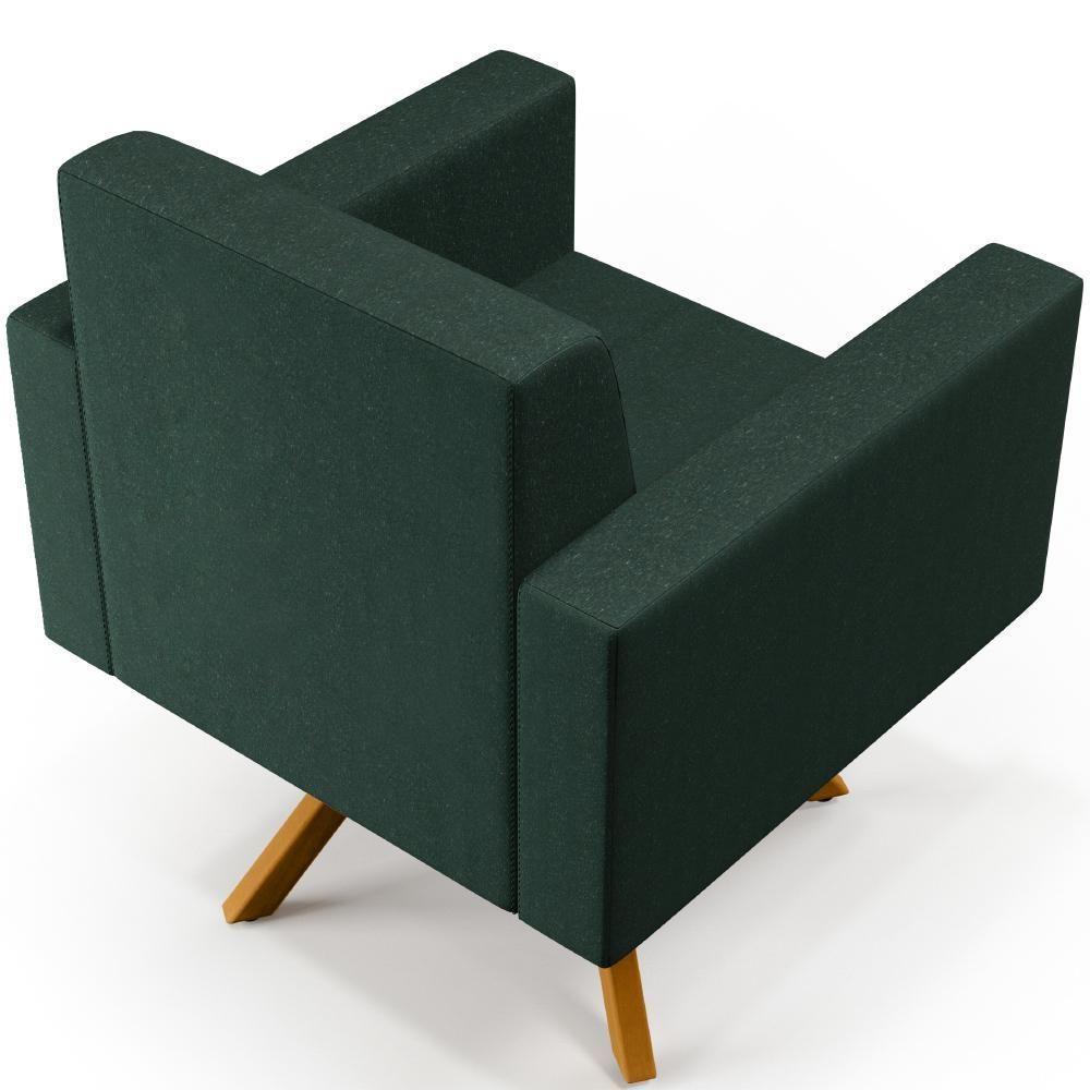 Kit 02 Poltronas Helô L02 Verde Musgo - 5