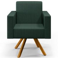 Kit 02 Poltronas Helô L02 Verde Musgo - 6