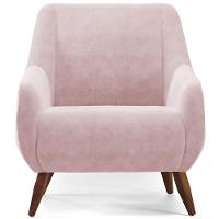 Kit 02 Poltronas Paloma D02 Veludo Rosê C-305