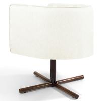 Kit 02 Poltronas Giratória Base X Betina D02 Bege C-26 - 3