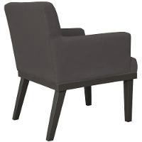 Kit 02 Poltronas Beatriz W01 Suede Marrom - 5