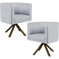 Kit 02 Poltronas Betina D02 Cinza D-315 - 1