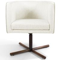 Kit 02 Poltronas Betina D02 Veludo Bege C-309