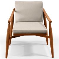 Poltrona Com Cintas De Corano Linho Cru - 8