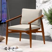 Poltrona Com Cintas De Corano Linho Cru - 9