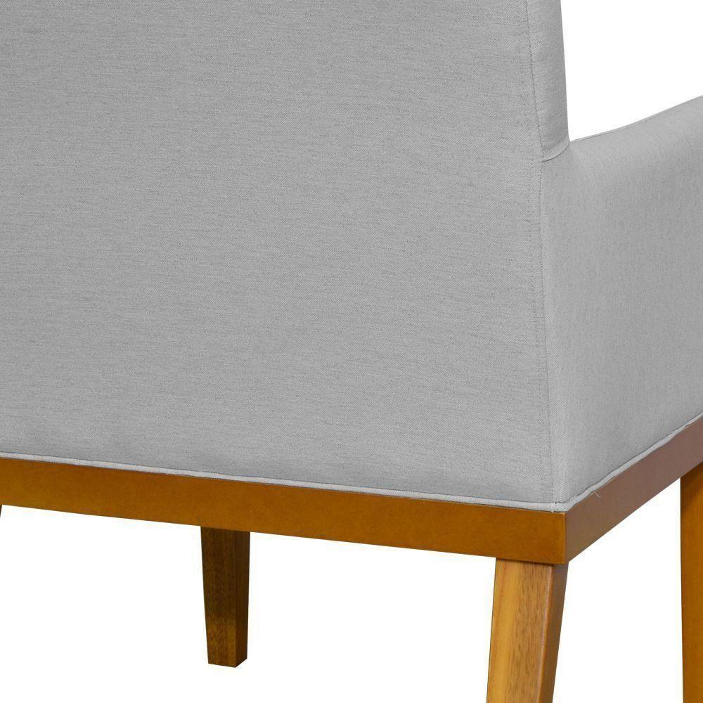 Kit 02 Poltronas Beatriz W01 Linho Cinza - 2