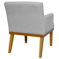 Kit 02 Poltronas Beatriz W01 Linho Cinza