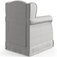 Poltrona Com Balanço E Puff Elisa P02 Facto Cinza - 2