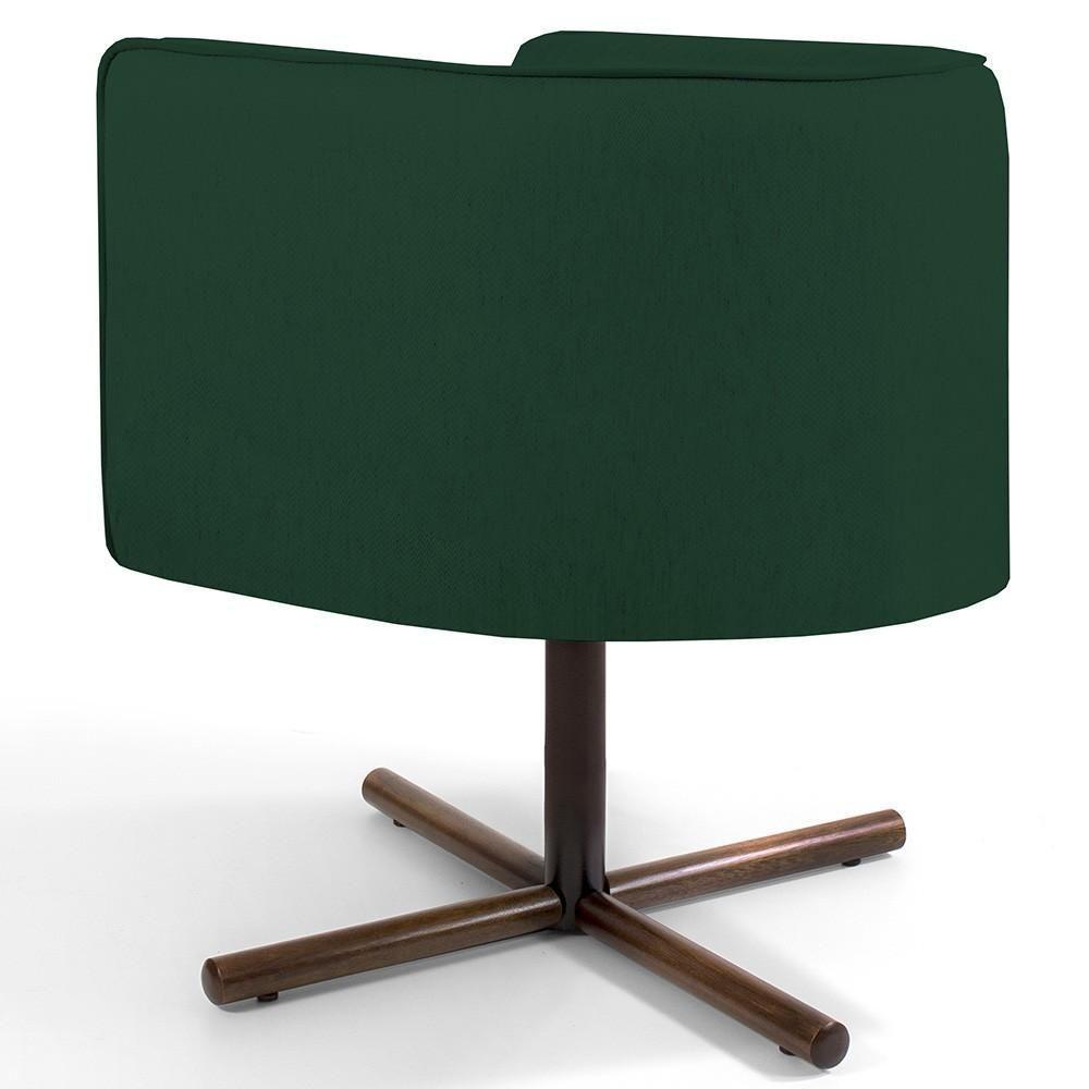 Kit 02 Poltronas Betina D02 Verde Musgo C-117 - 3