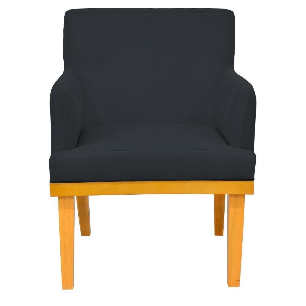 Kit 03 Poltronas Base Mel Beatriz W01 Corano Preto - 5