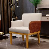 Kit 03 Poltronas Estar Linho Cru Couríssimo Camel - 10