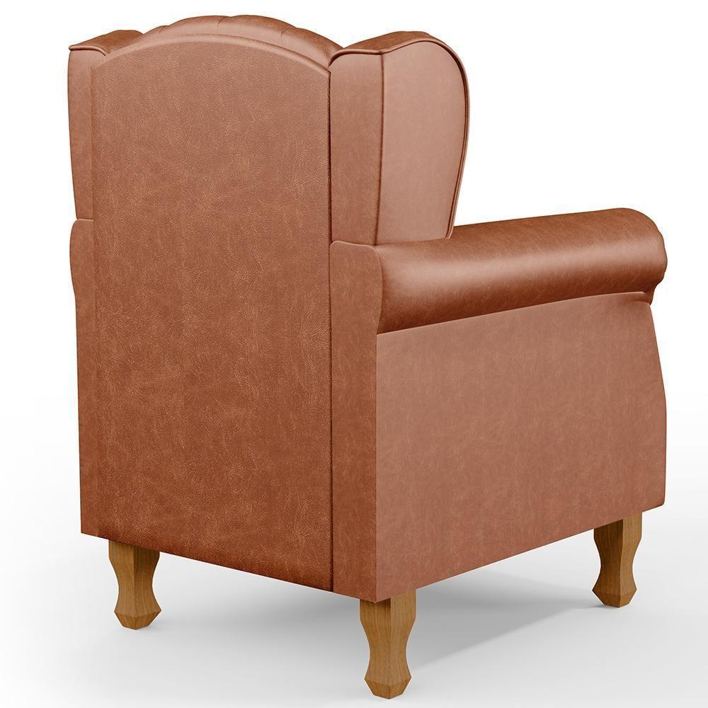 Kit 02 Poltronas Decorativa Yara P02 Camel - 2