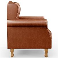 Kit 02 Poltronas Decorativa Yara P02 Camel - 3