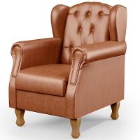 Kit 02 Poltronas Decorativa Yara P02 Camel - 7