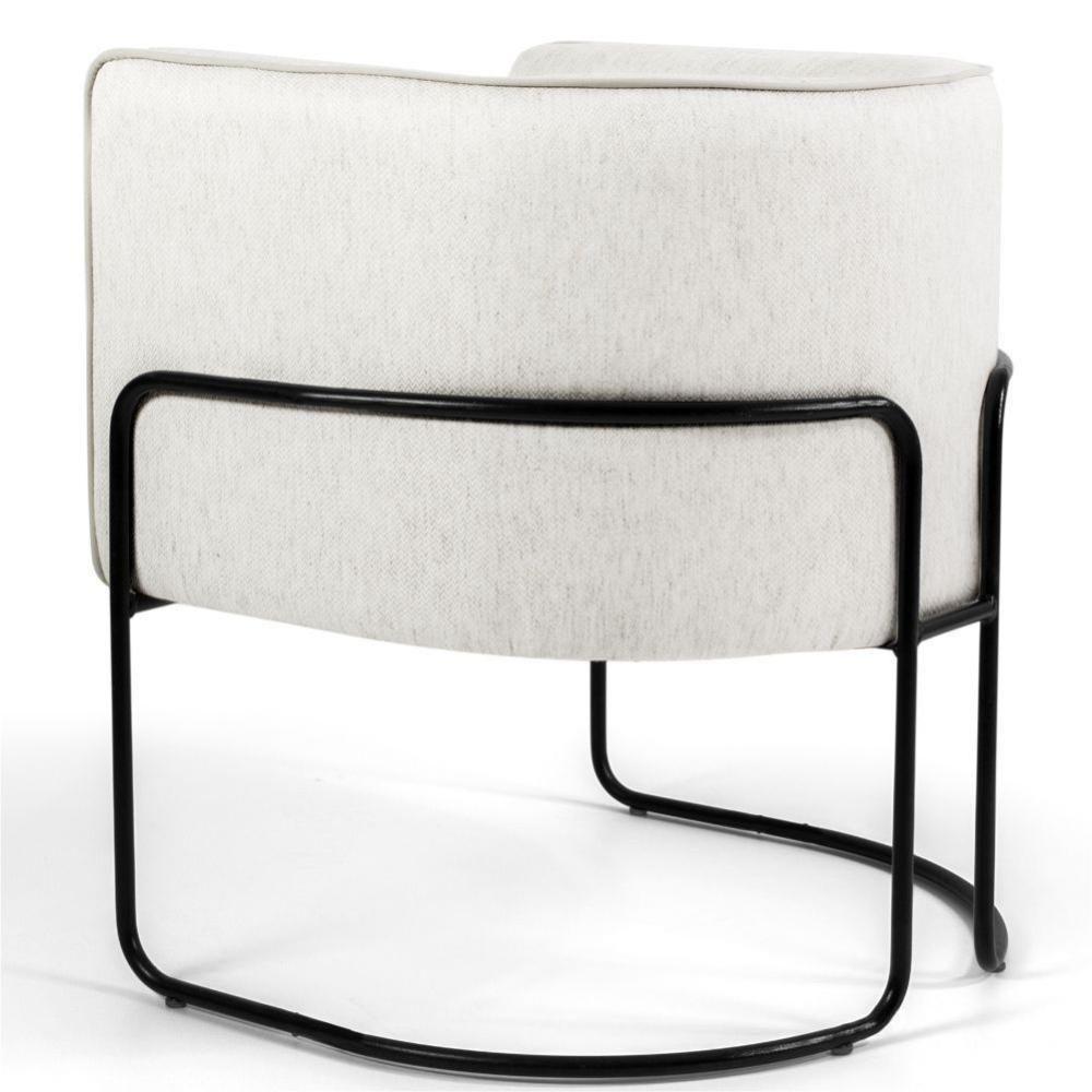 Kit 02 Poltronas Preto Betina D02 Creme A-48 - 3