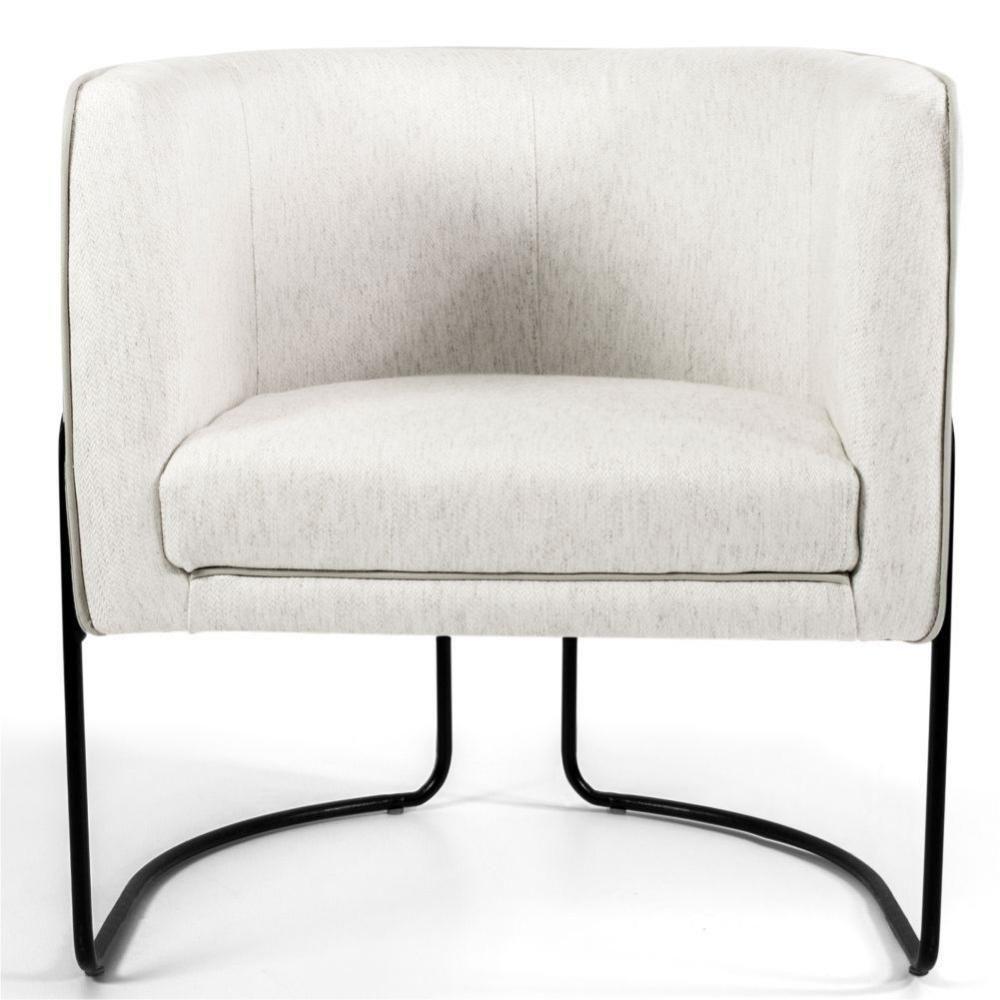 Kit 02 Poltronas Preto Betina D02 Creme A-48 - 5