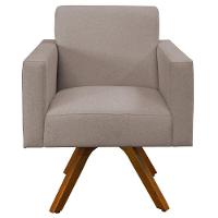 Kit 02 Poltronas Helô L02 Bege Camel - 8