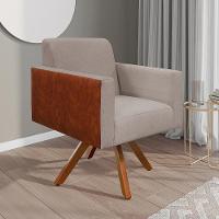 Kit 02 Poltronas Helô L02 Bege Camel - 10