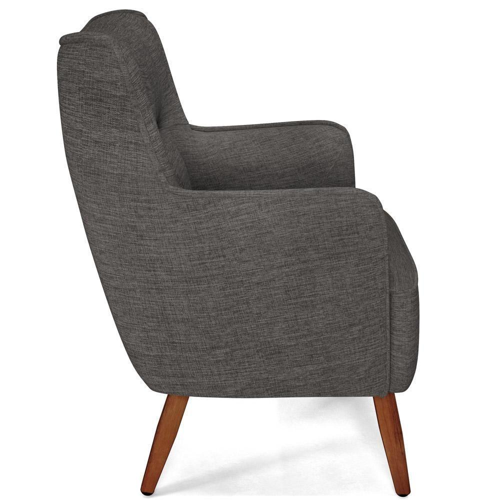 Kit 02 Poltronas Isabella D02 Cinza Escuro C-416 - 3