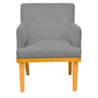 Kit 04 Poltronas Base Mel Beatriz W01 Corano Cinza - 14