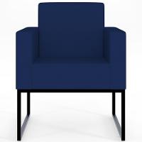 Kit 03 Poltronas Helô L02 Suede Azul Marinho - 11