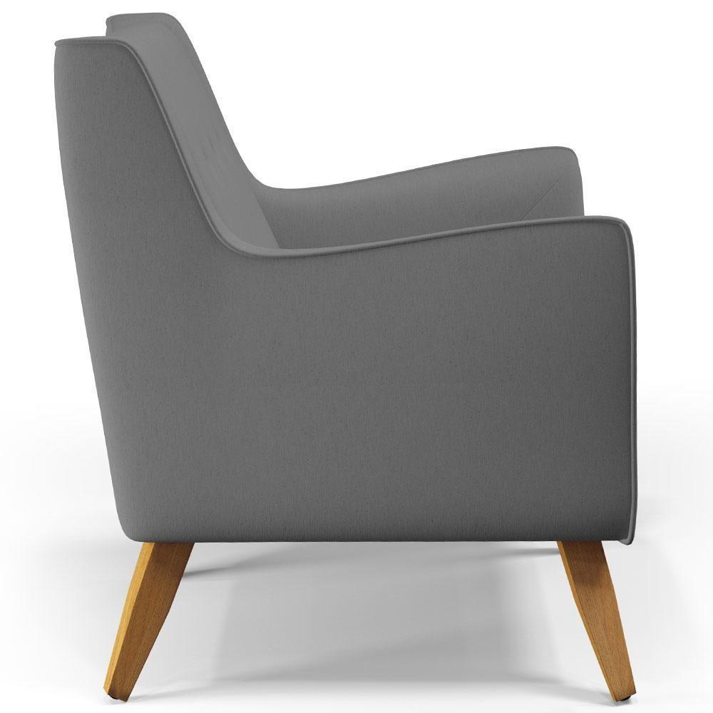 Kit 02 PoltronasTaroba D02 Veludo Cinza C-317 - 2