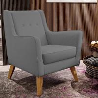 Kit 02 PoltronasTaroba D02 Veludo Cinza C-317 - 8