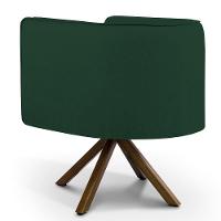 Kit 02 Poltronas Betina D02 Verde Musgo C-117 - 2