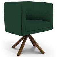 Kit 02 Poltronas Betina D02 Verde Musgo C-117 - 5