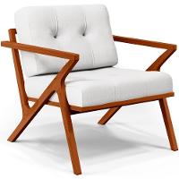 Poltrona Com Cintas De Corano Laís Facto Branco - 1