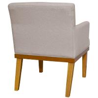 Kit 02 Poltronas Beatriz W01 Linho Bege