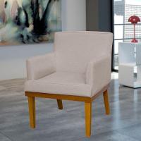 Kit 02 Poltronas Beatriz W01 Linho Bege - 7