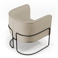 Kit 02 Poltronas Preto Betina D02 Bege C-26 - 3