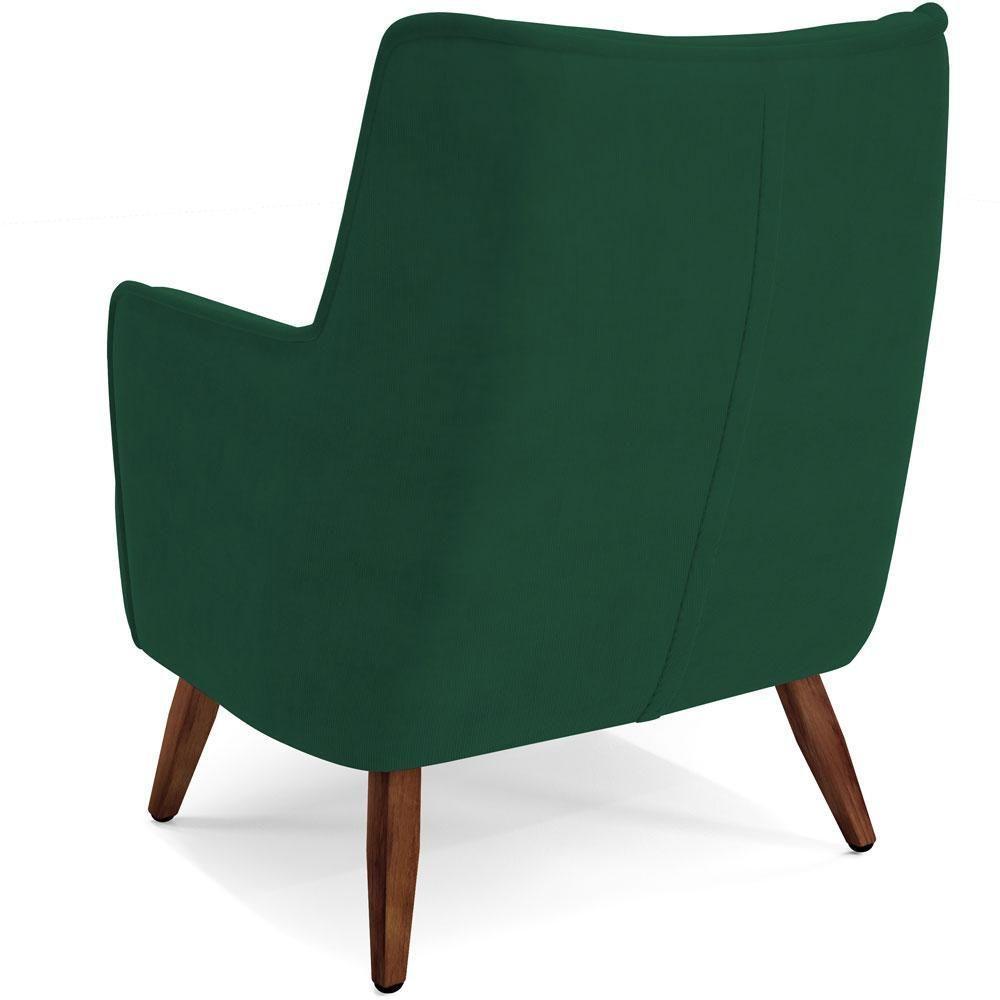 Kit 02 Poltronas Isabella D02 Veludo Verde C-303 - 3