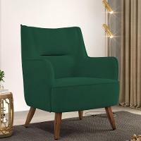 Kit 02 Poltronas Isabella D02 Veludo Verde C-303 - 8