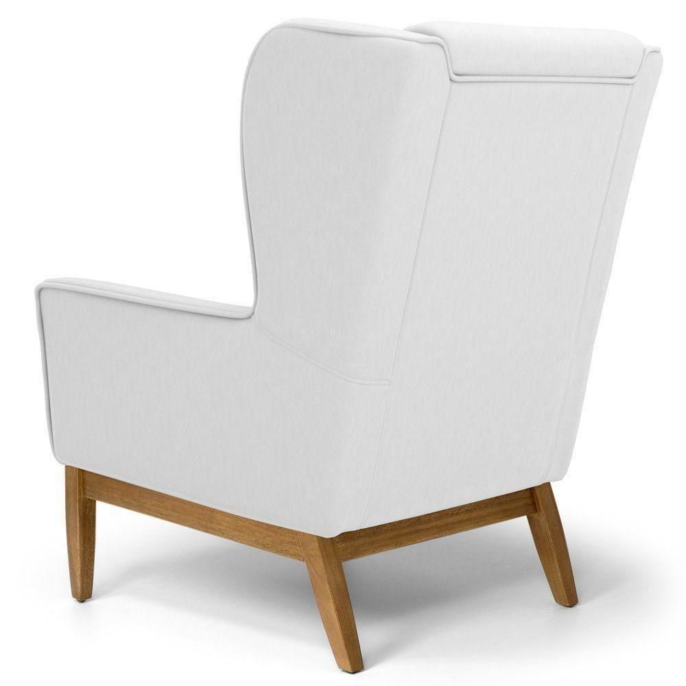 Poltrona Milena Base De Madeira Corano C-12 - 3