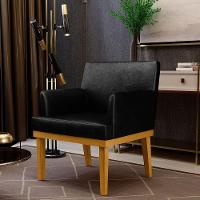 Kit 4 Poltronas Beatriz W01 Couríssimo Preto - 10