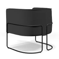 Kit 02 Poltronas Preto Betina D02 Veludo Preto C-300 - 2