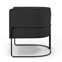 Kit 02 Poltronas Preto Betina D02 Veludo Preto C-300 - 5