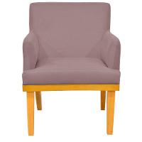 Kit 03 Poltronas Base Mel Beatriz W01 Suede Rosê - 6