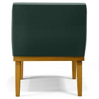 Kit 04 Poltronas Beatriz W01 Linho Verde Musgo - 5